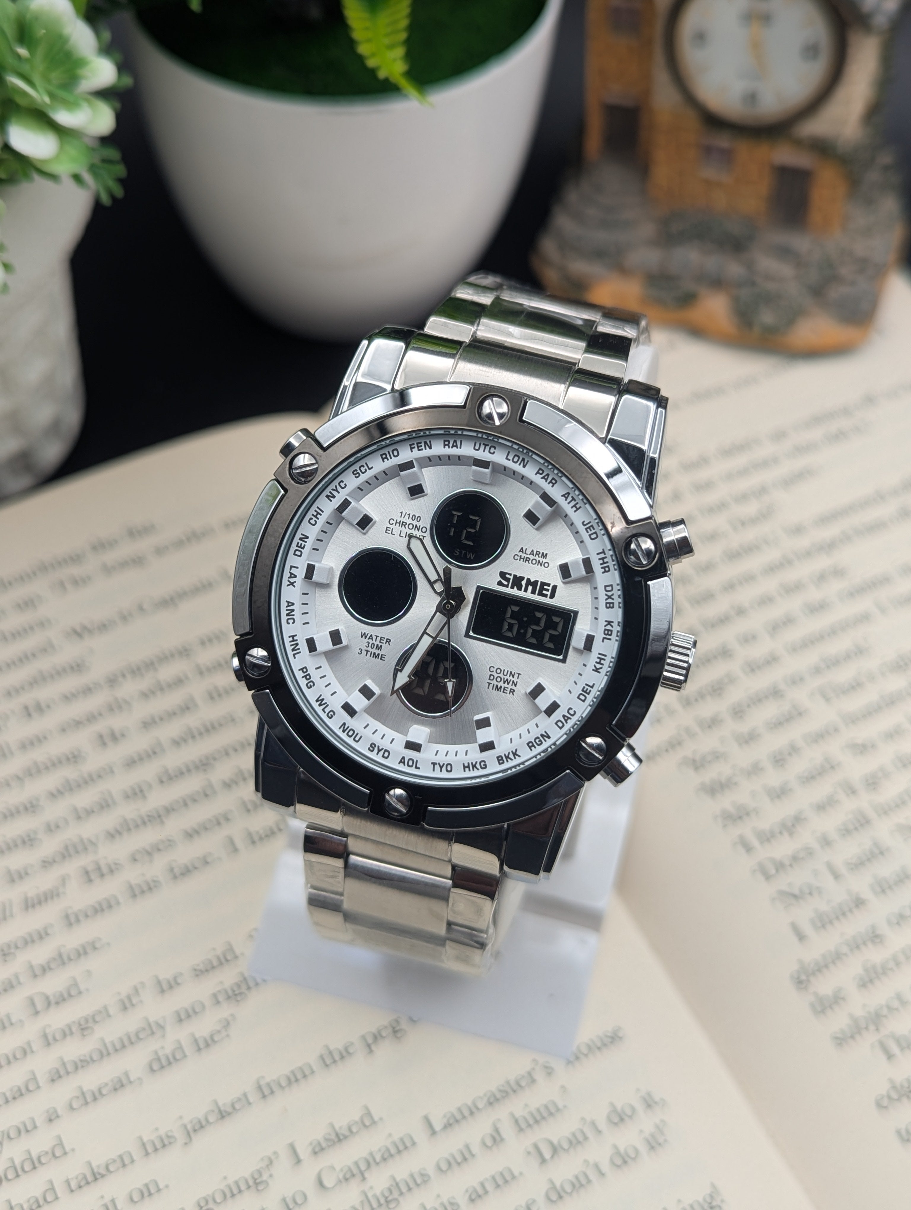 Skmei Double Time 1389 - Best Selling Men's Watch Pakistan