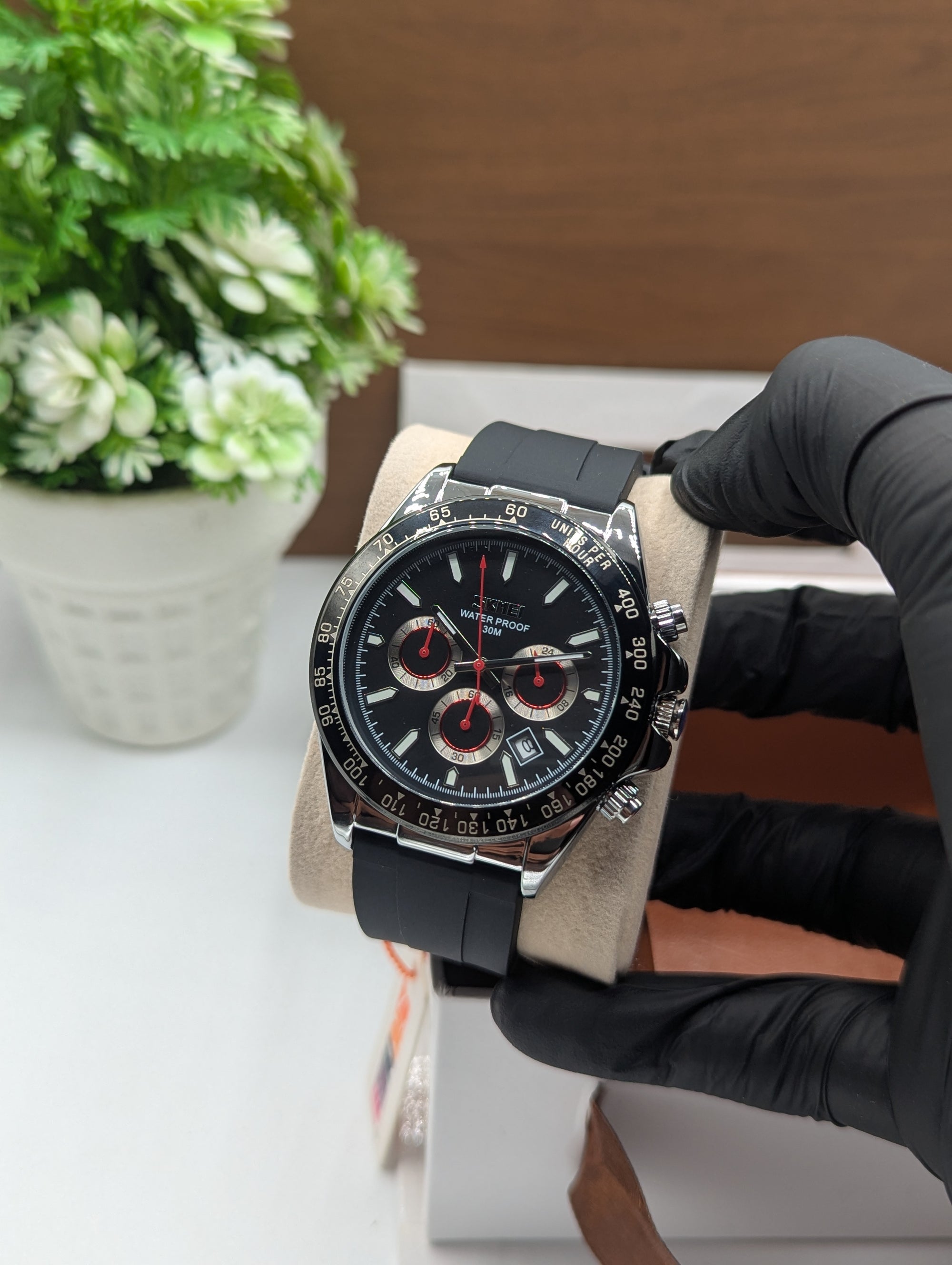 Skmei Chronograph Rubber Belt 9275