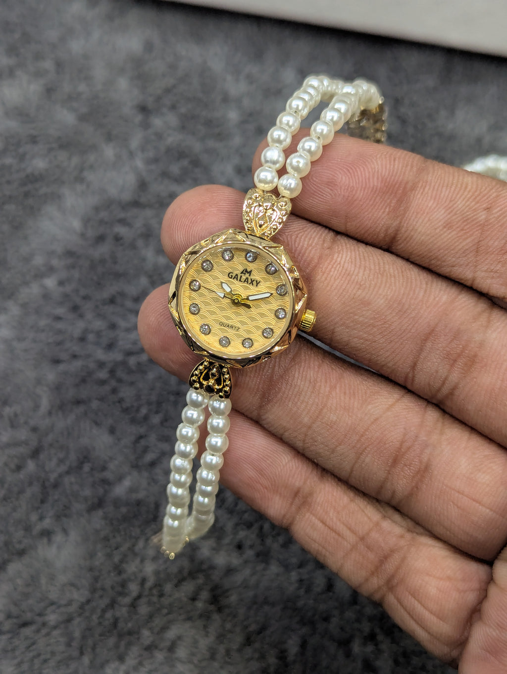 Ladies Jewellery Pearl Watch