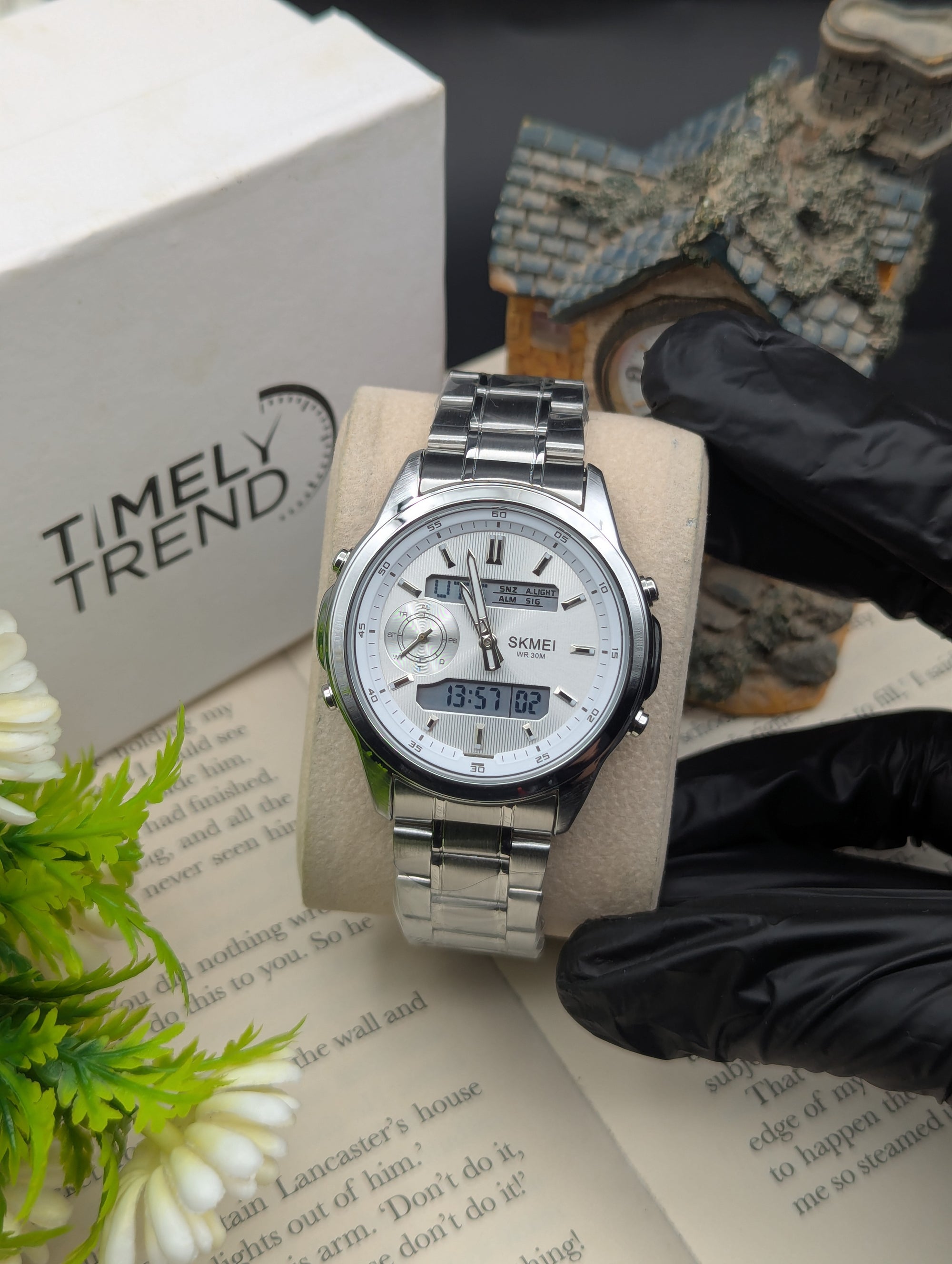 Skmei 2284 World Timer Dual Display Watch