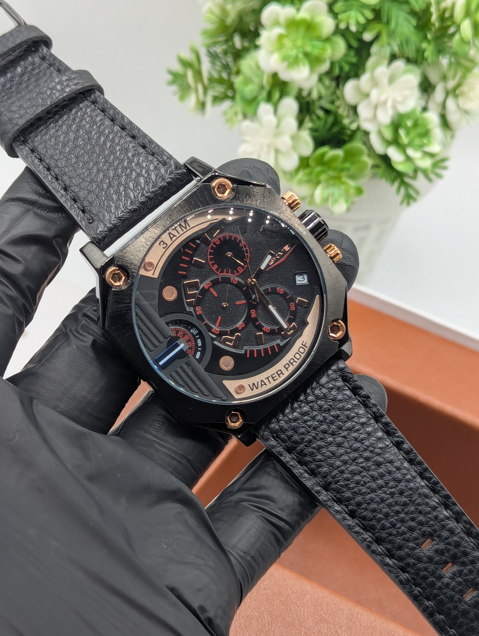 Skmei Chronograph Leather 9343