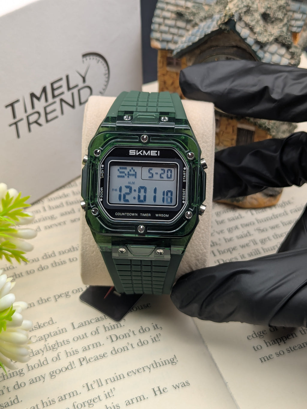 Skmei 2683 Casual Transparent Digital Watch