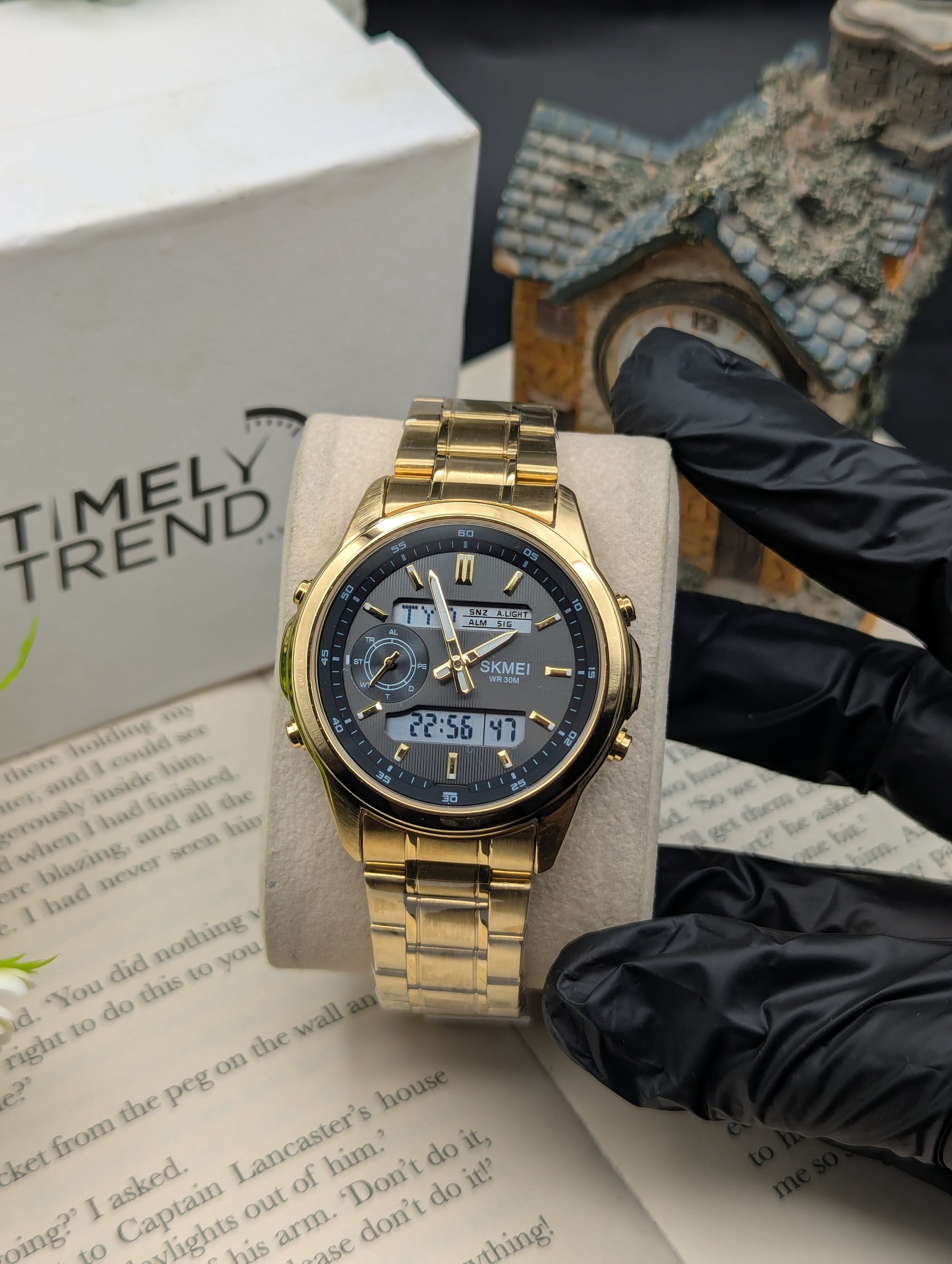 Skmei 2284 World Timer Dual Display Watch