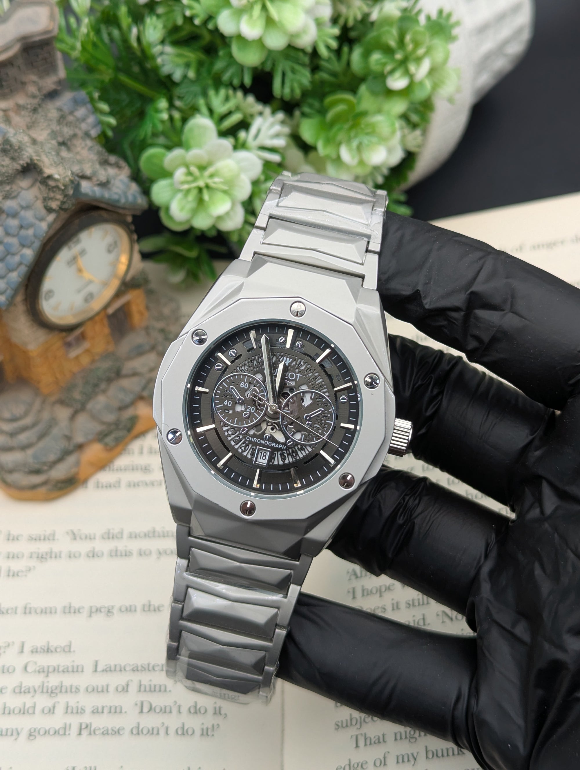 Hublot Diamond Cut Watch