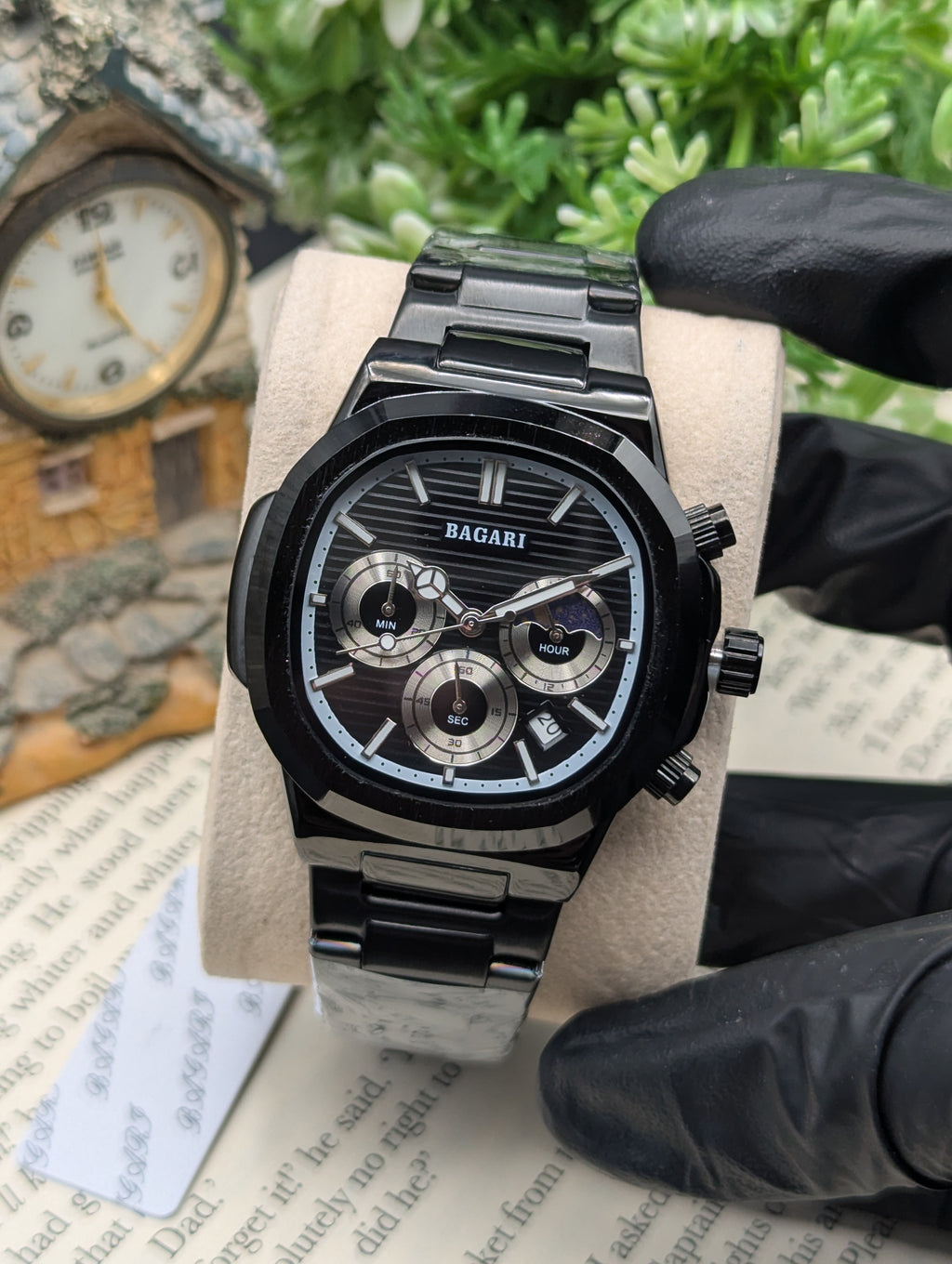 Bagari Chronograph+Moongraph Watch