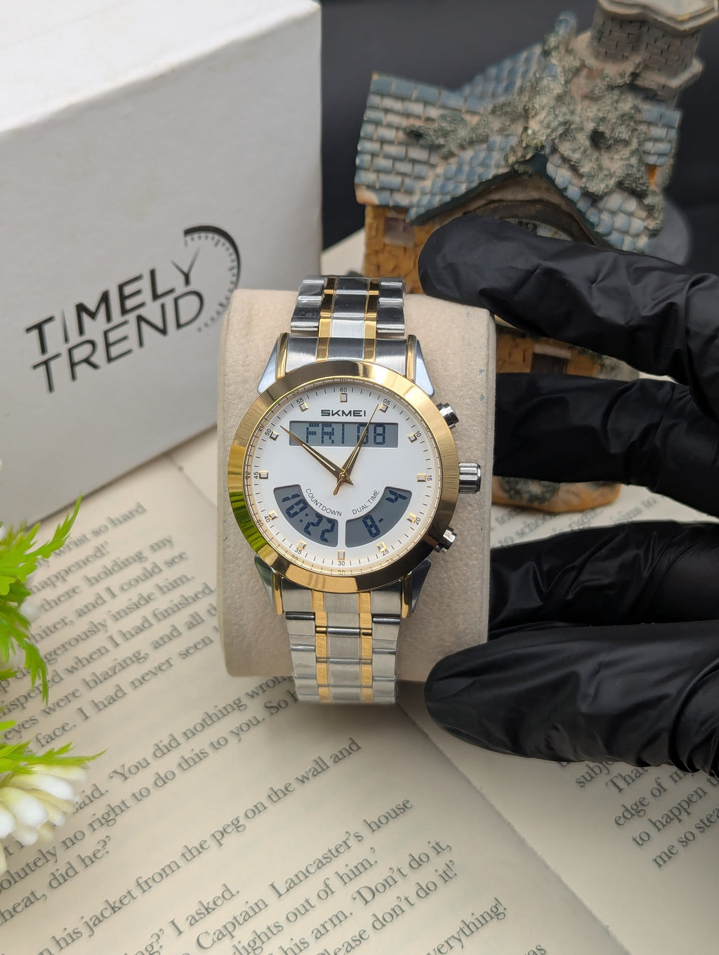 Skmei 2445 Classic Double Time Watch