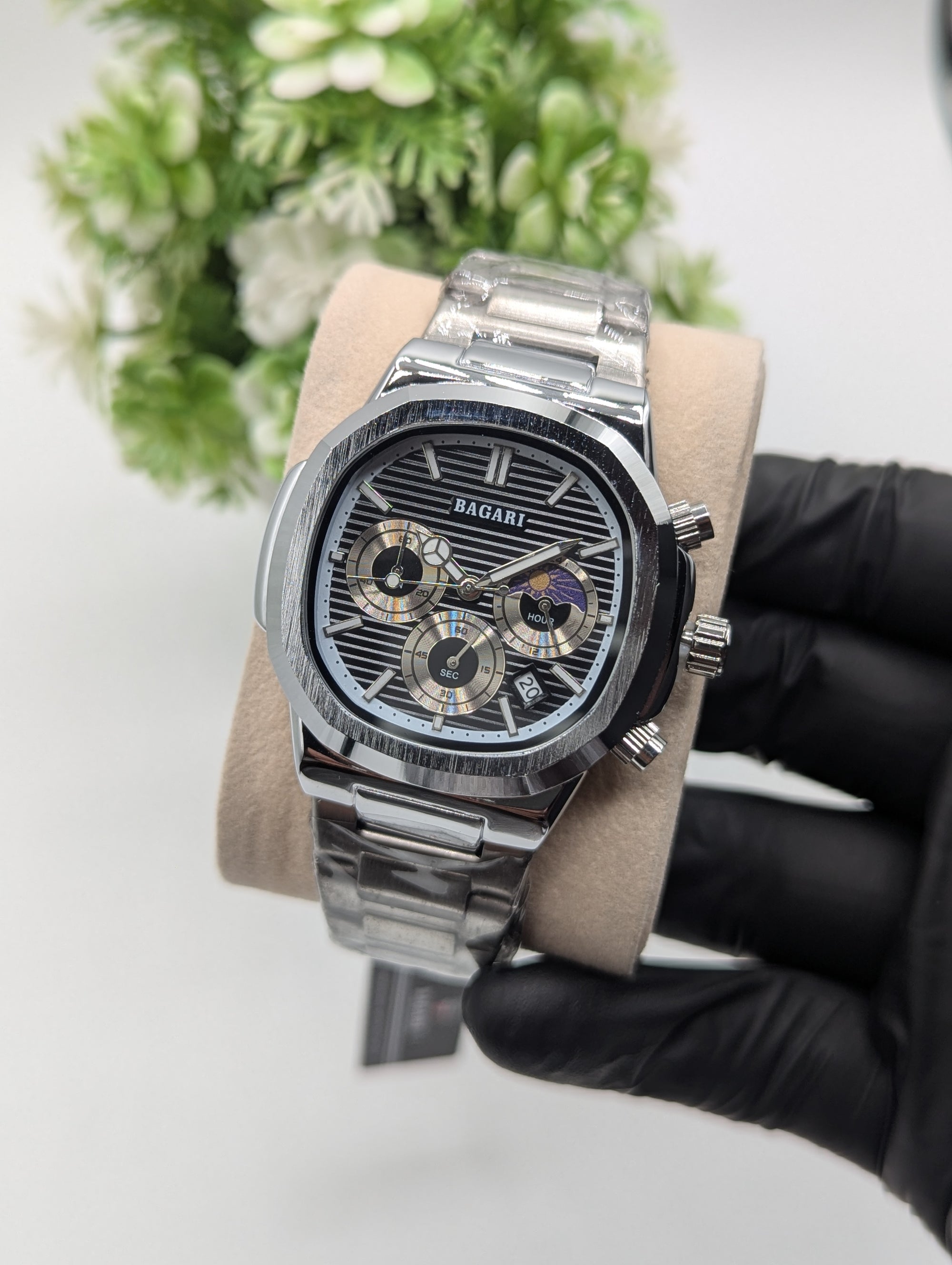 Bagari Chronograph+Moongraph Watch
