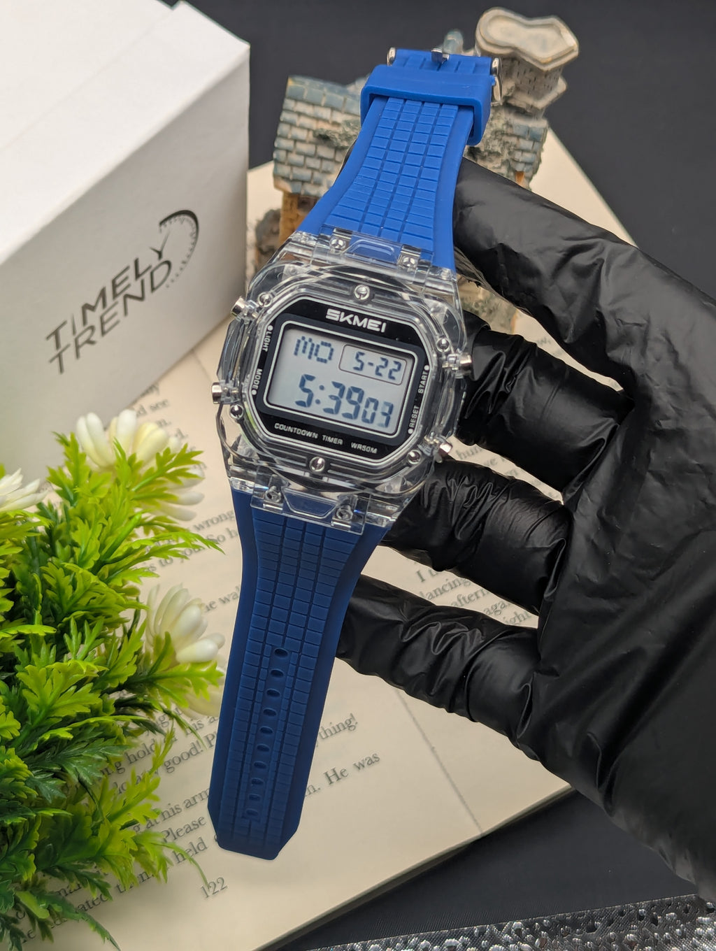Skmei 2683 Casual Transparent Digital Watch