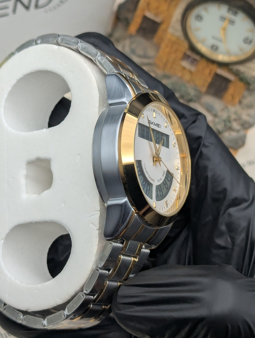 Skmei 2445 Classic Double Time Watch